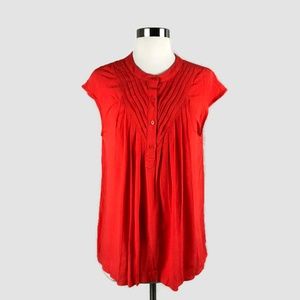 Collective Concepts Orange Sleeveless Top Sz. S